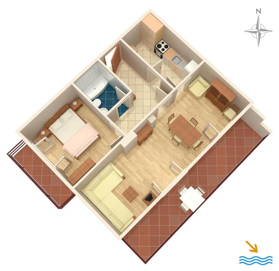 Apartments By The Sea Molunat, Dubrovnik - 8550 Exteriör bild